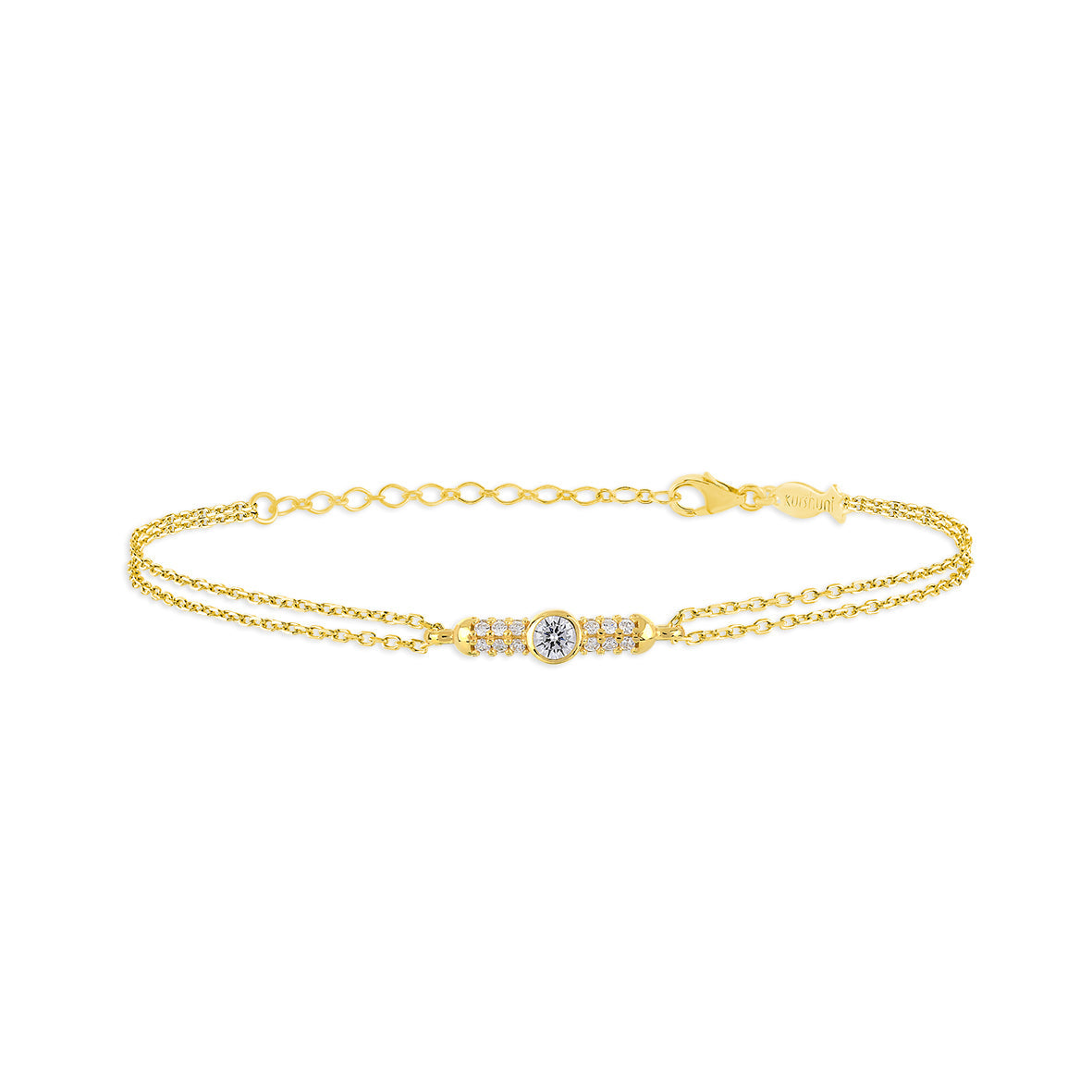 Finitura Yellow Gold , Zirconi Bianchi