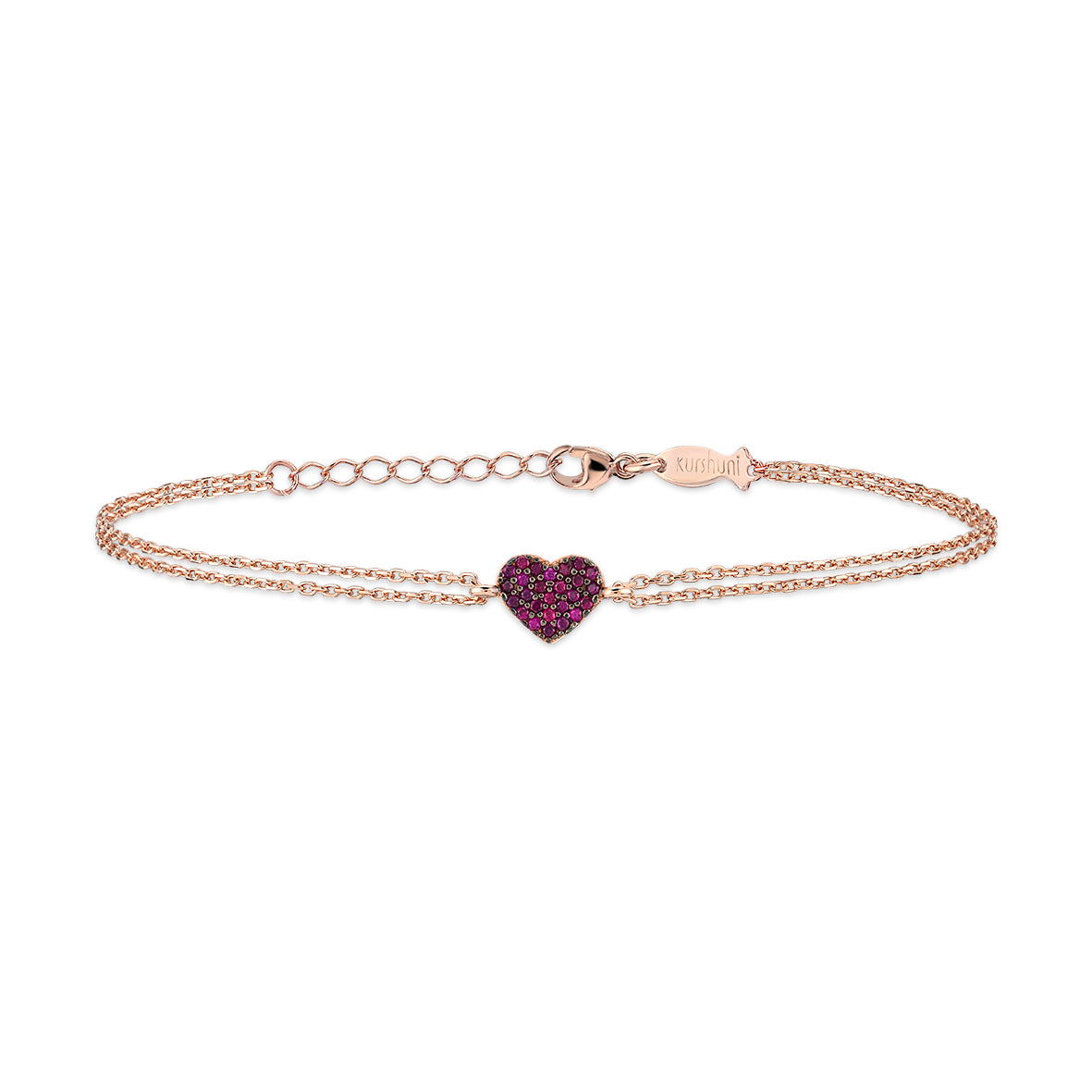 Finitura Rosegold , Zirconi Rubino