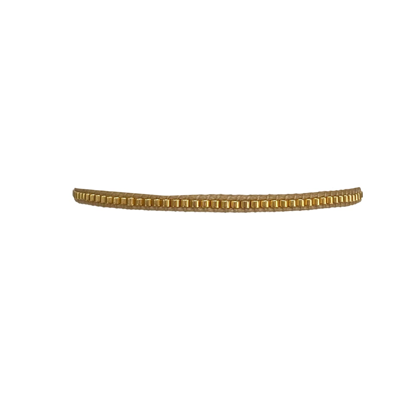 Bracciale con perline oro