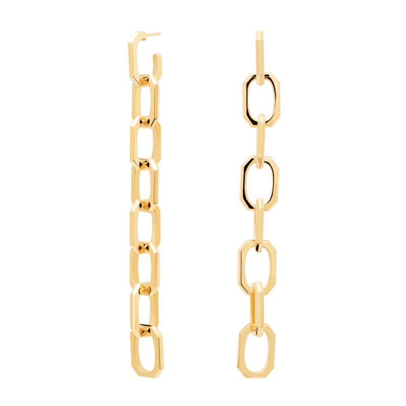 Gioielleria Granarelli PdPaola argento Orecchini Endless Signature Link Gold AR01-418-U
