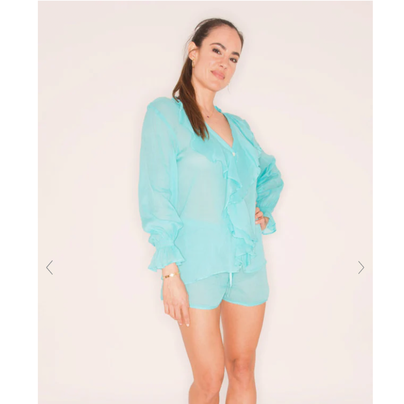 Camicia Cahuita Azzurra