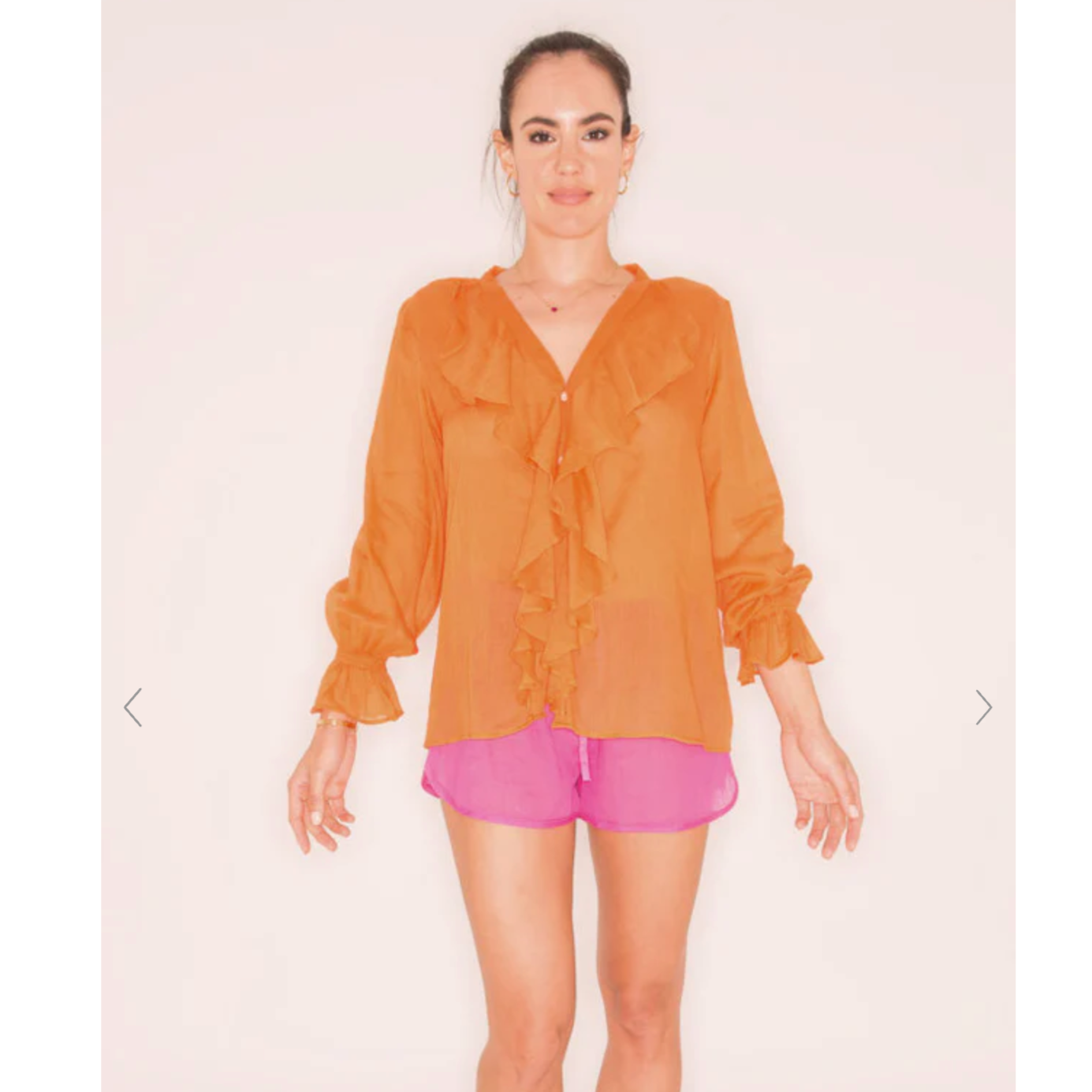 Camicia Cahuita Arancione