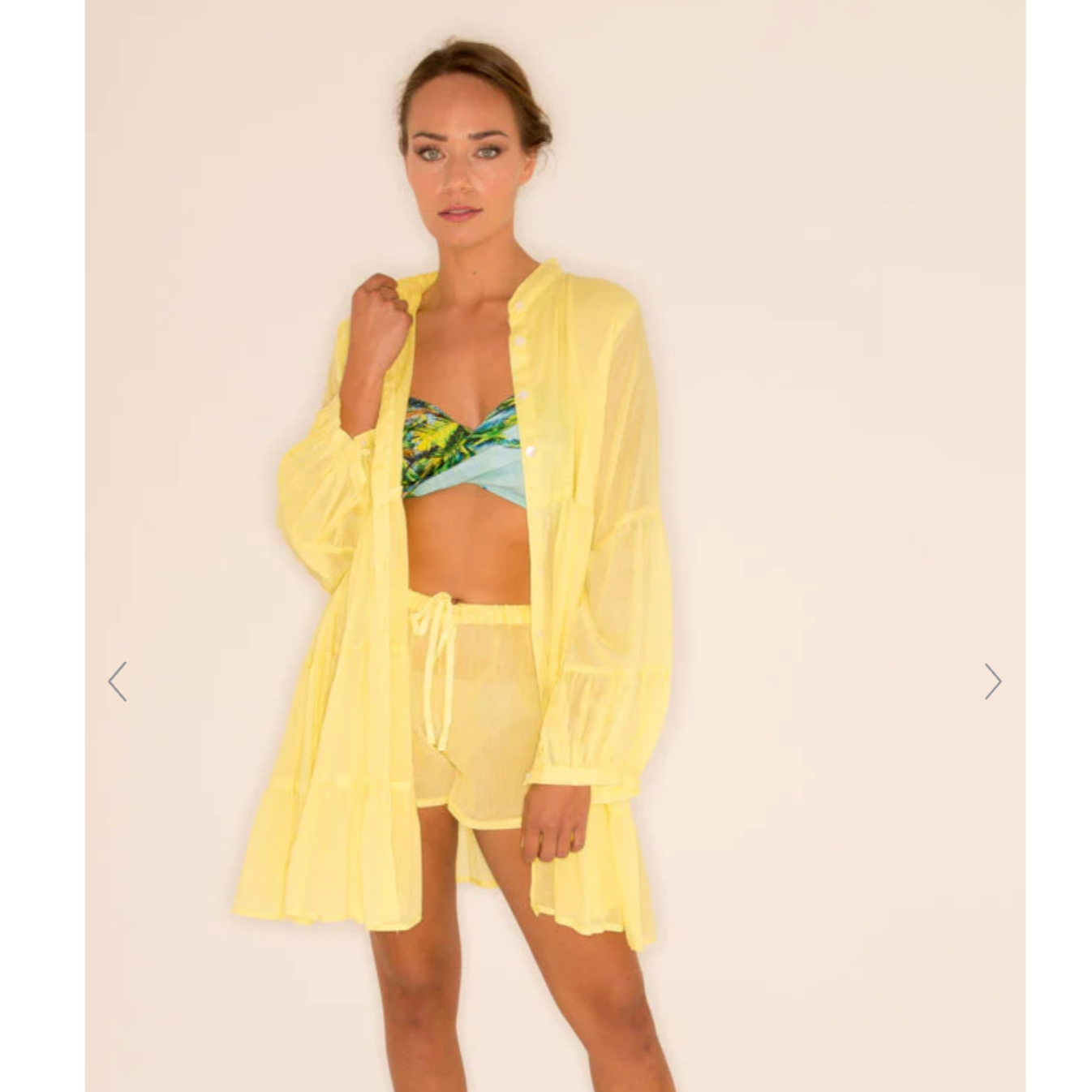 Abito Tigrito Giallo