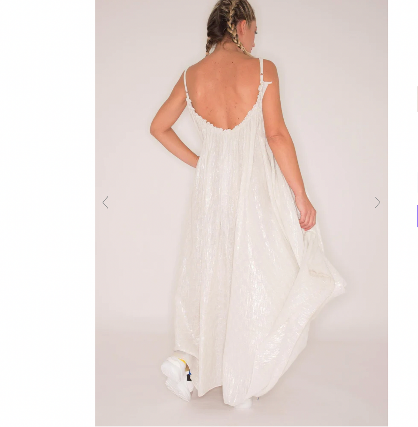 Abito Back Argento