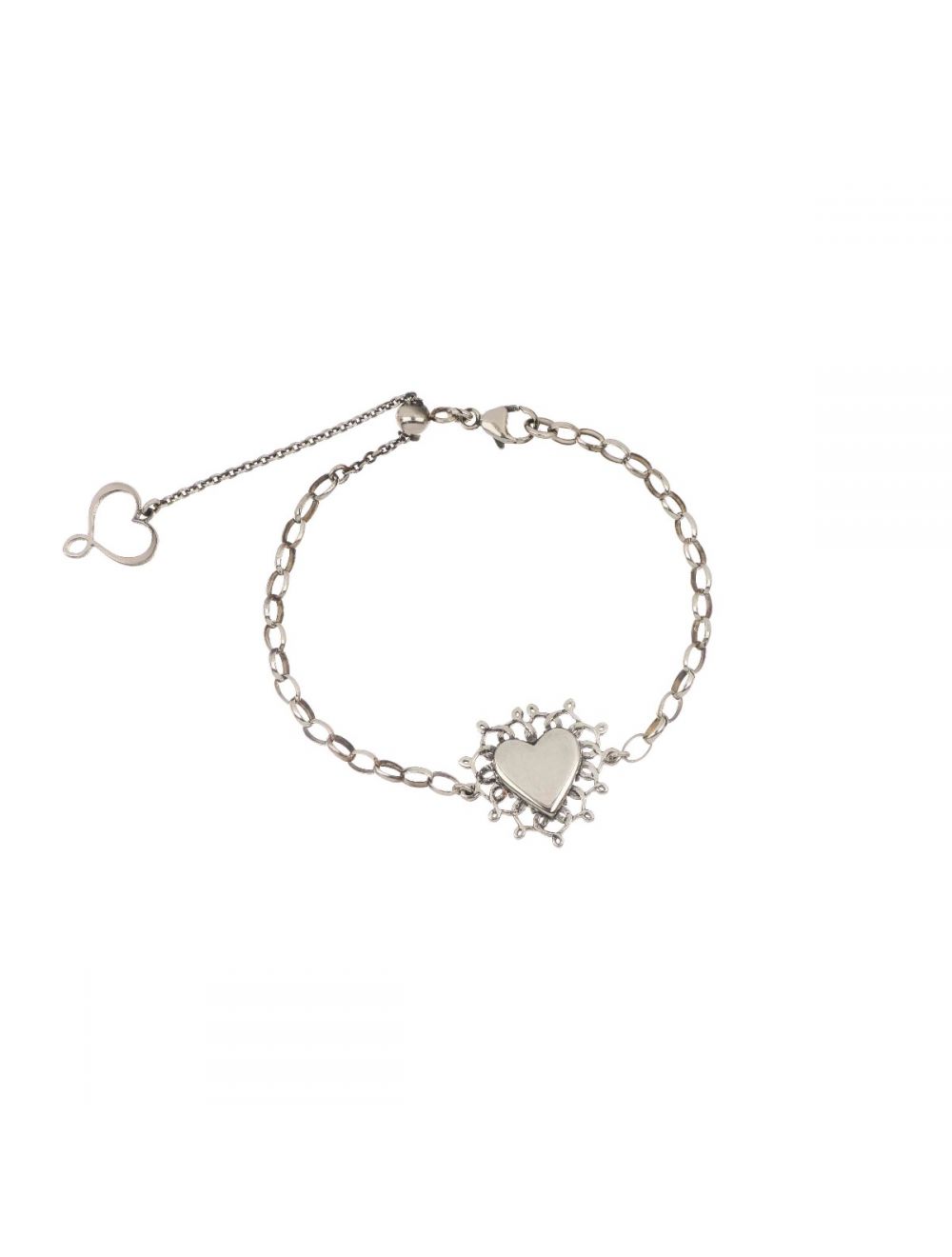 bracciale brunito cuore sacro Elizabeth