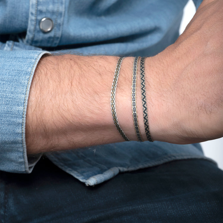 Bracciale cordino Intrecciato