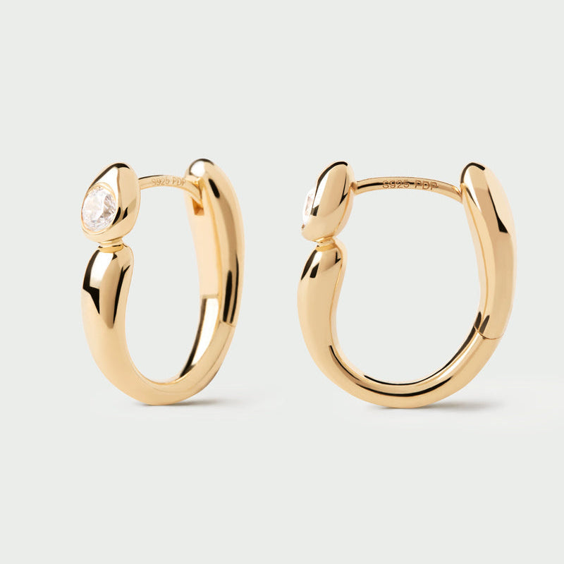 Orecchini a cerchio Becca