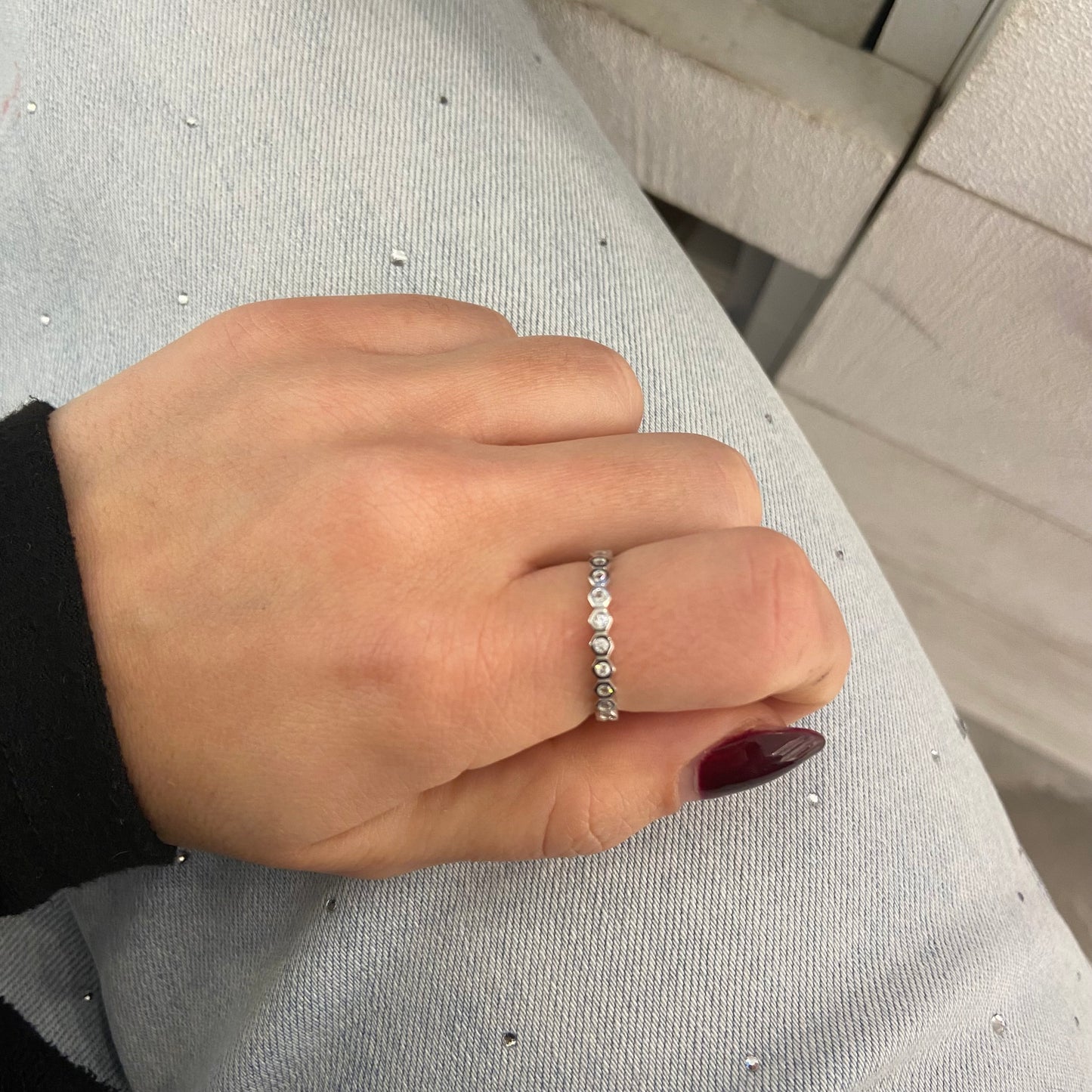 Finitura Rhodium Zirconi Bianchi