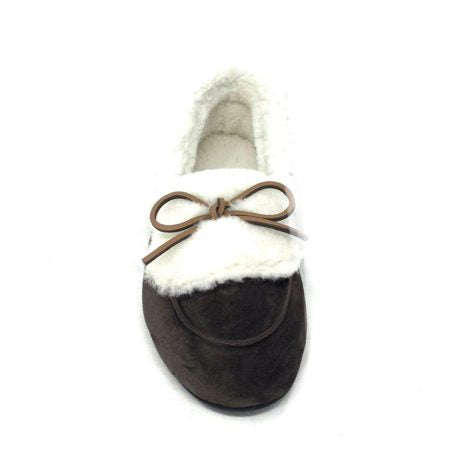 Mocassino Dakota Scamosciato Testa di Moro + Montone