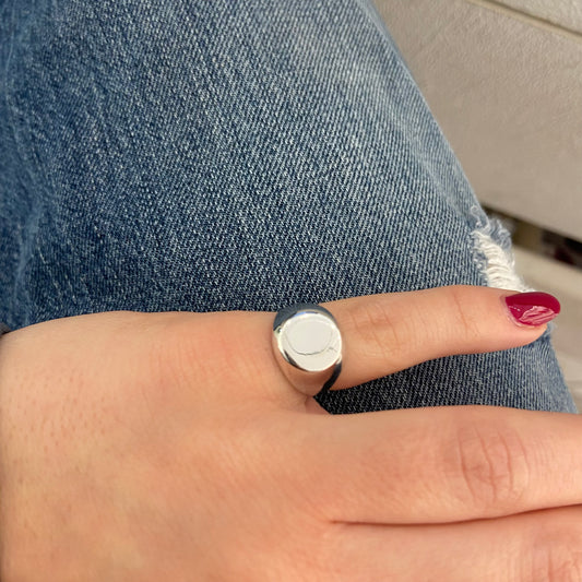 Anello Chevalier Argentato