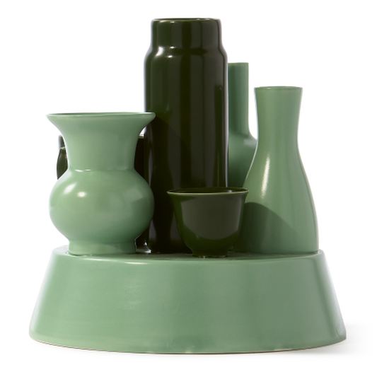 Hong Kong Vase Green