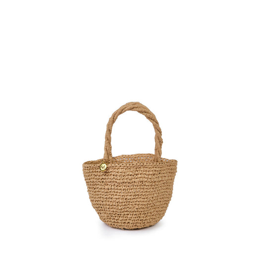 Kiondo shopper basket crocheted brown xxs