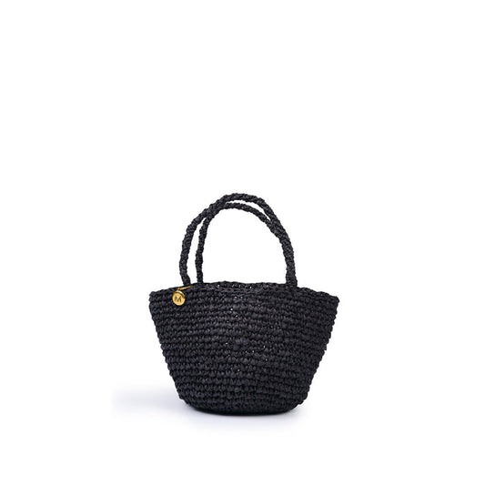 Kiondo shopper basket crocheted black xxs