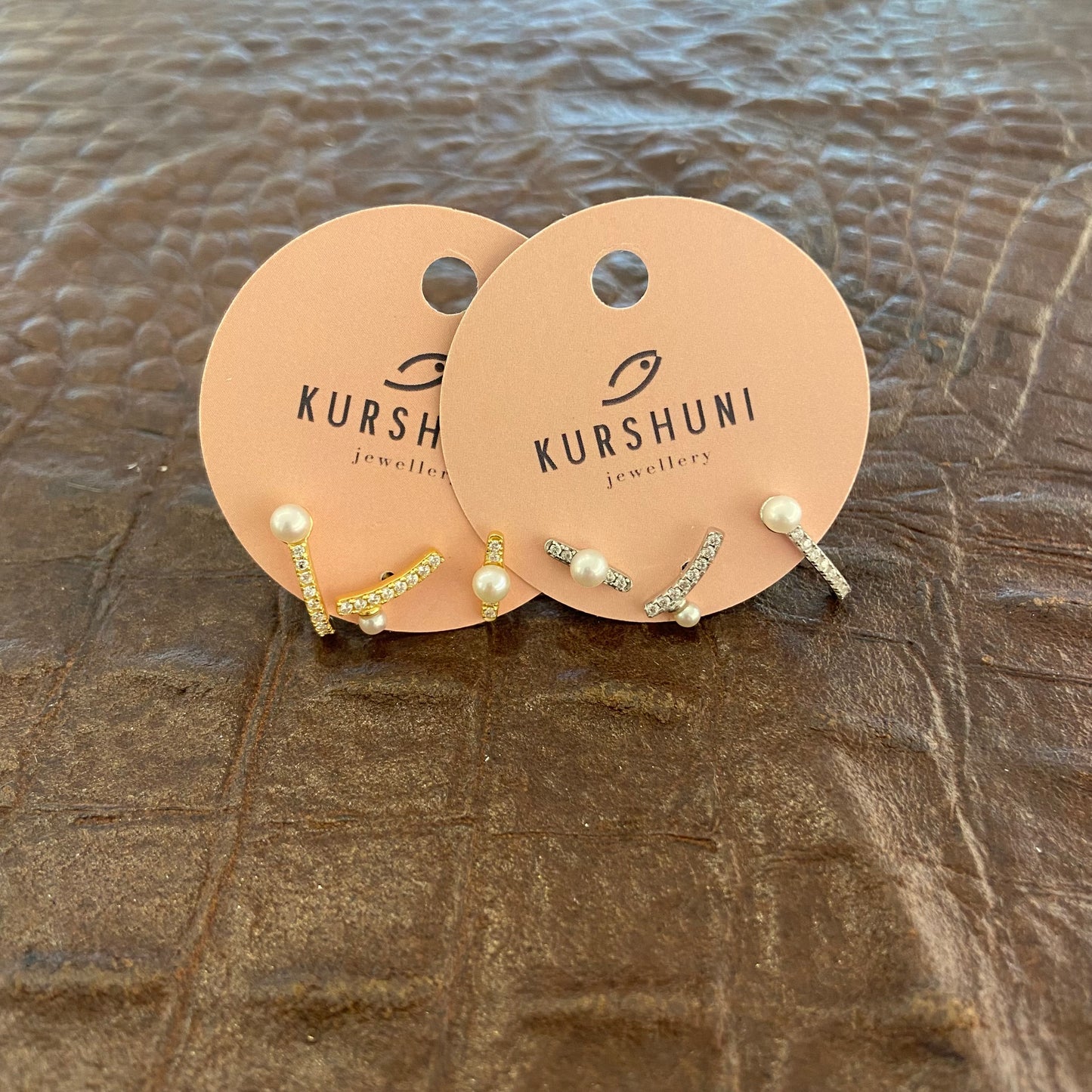 Set 3 orecchini Perle e Zirconi