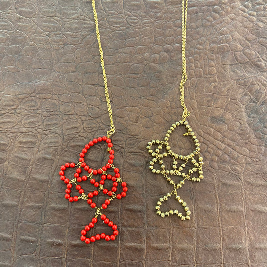 Collana lunga, Catena e pesce