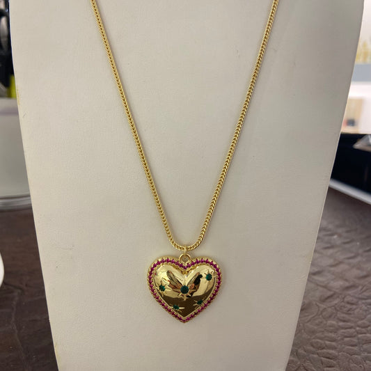 Collana Argento con ciondolo a forma di Cuore