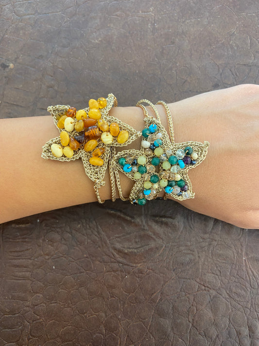 Bracciale All'uncinetto con stella