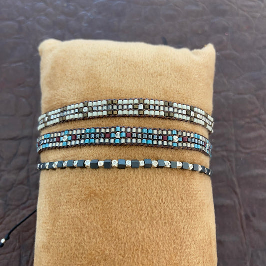 Bracciale perline uomo