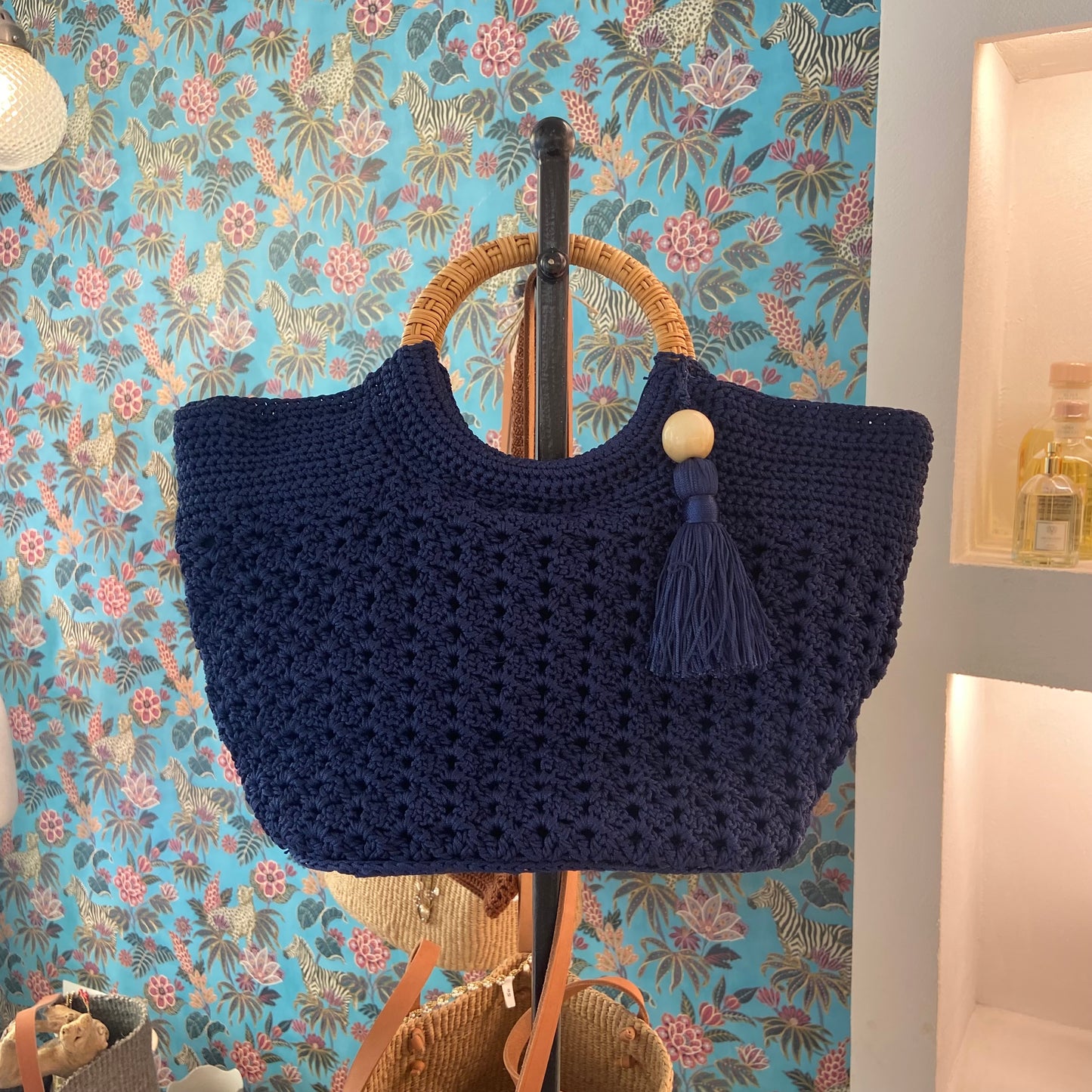 New crochet, navy