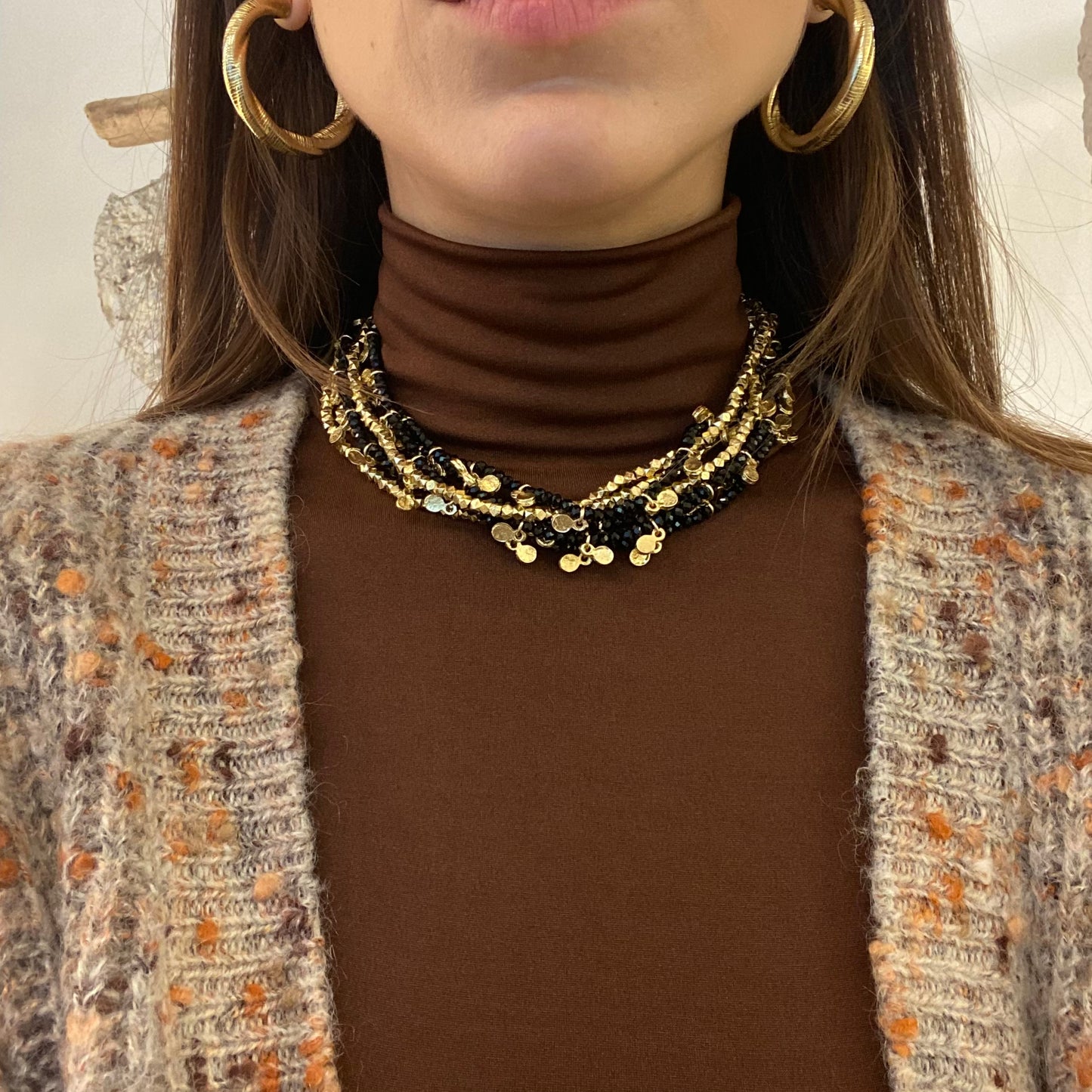 Collana Metallo Glass