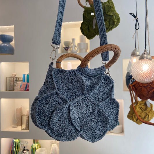 Flower Bag Unicolor Small, Sky Blue