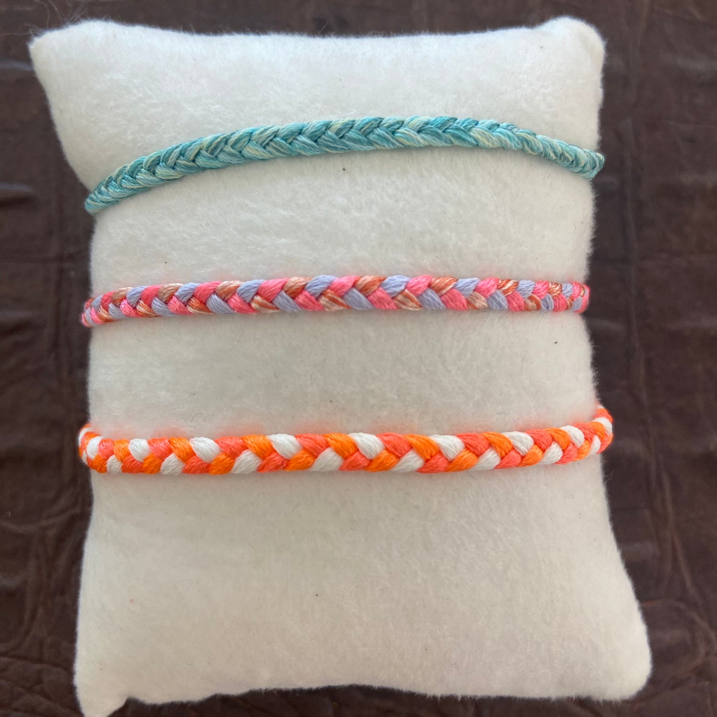 Bracciale treccia colorato