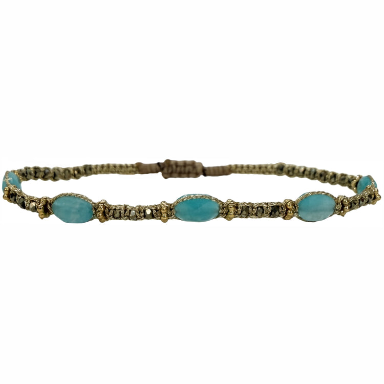 Bracciale filo e perline