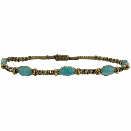 Bracciale filo e perline