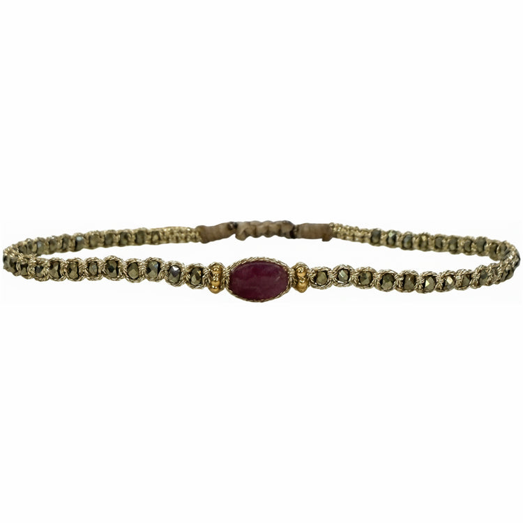 Bracciale filo e perline