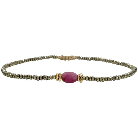 Bracciale filo e perline