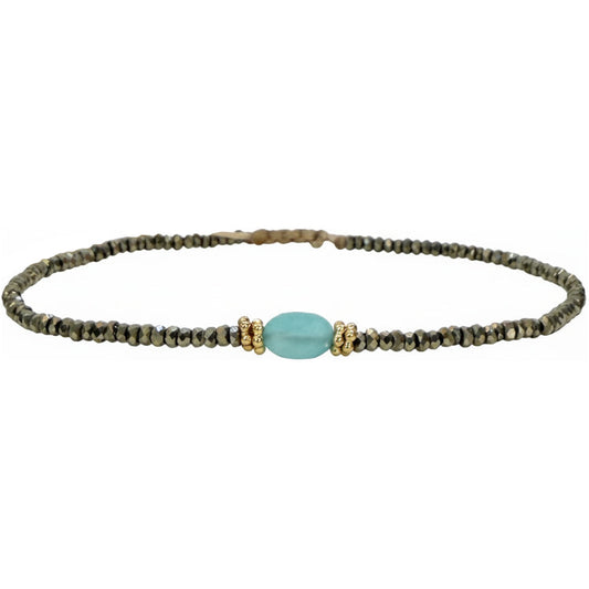 Bracciale filo e perline