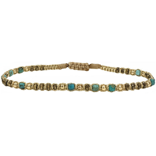 Bracciale filo e perline