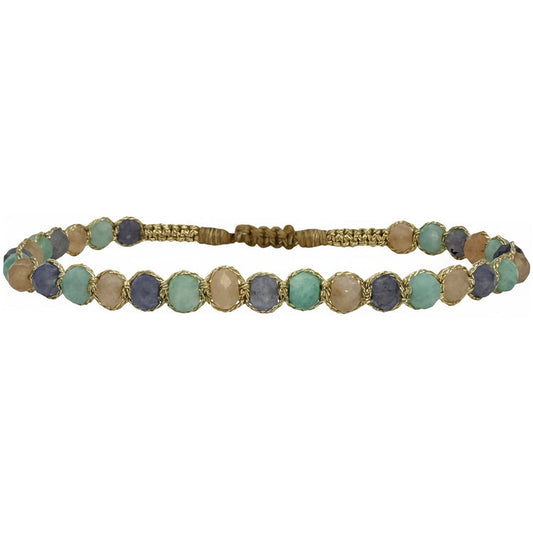 Bracciale filo e perline