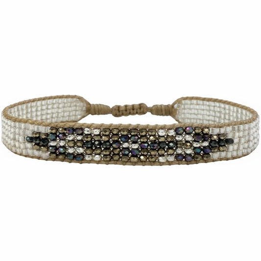 Bracciale filo e perline