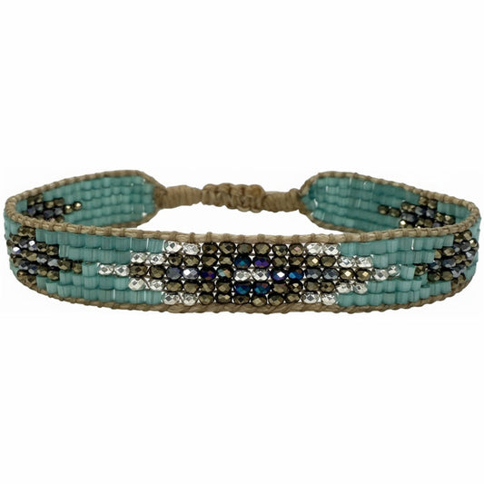 Bracciale filo e perline