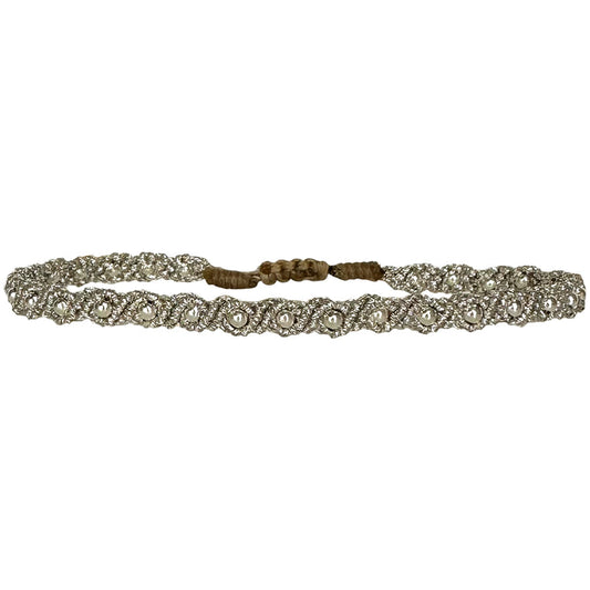 Bracciale filo e perline