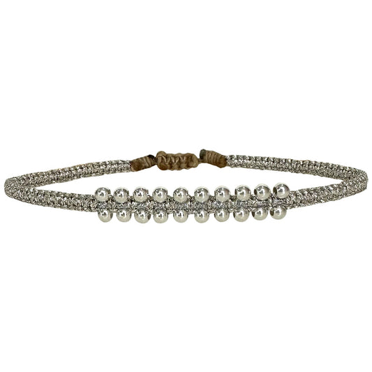 Bracciale filo e perline