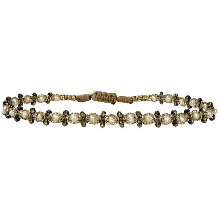 Bracciale filo e perline
