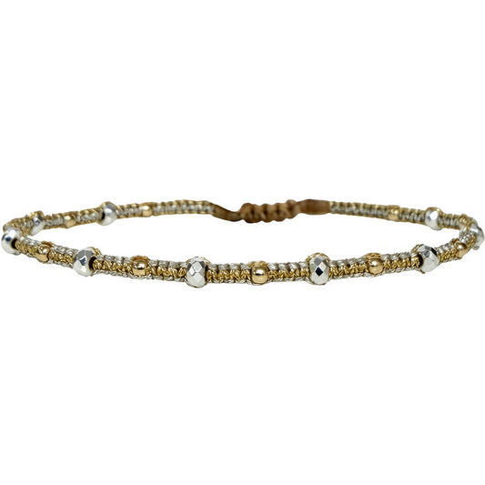 Bracciale filo e perline