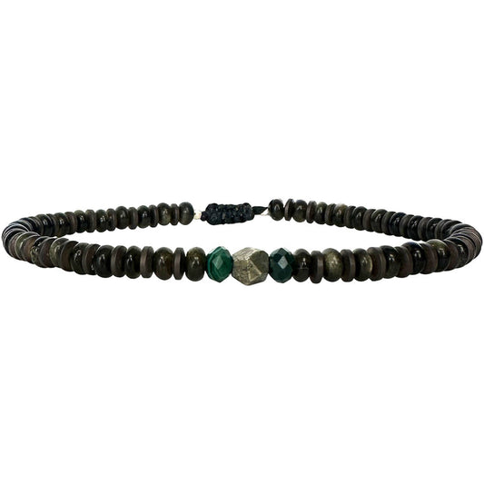 Bracciale Filo e Perline Uomo