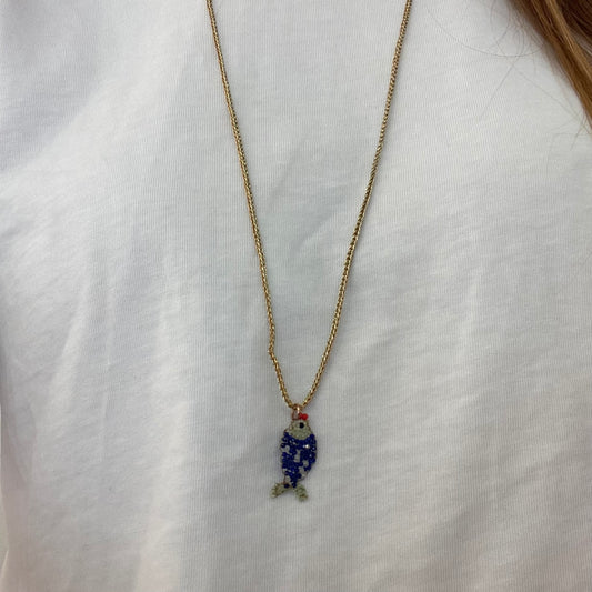 Collana All'uncinetto con pesce