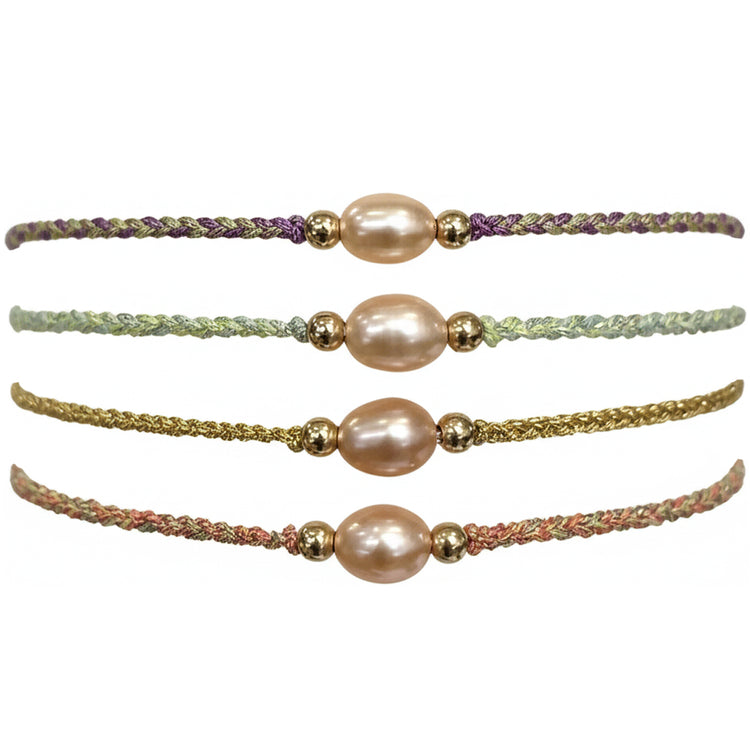 Bracciale perla centrale