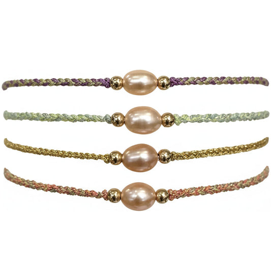Bracciale perla centrale