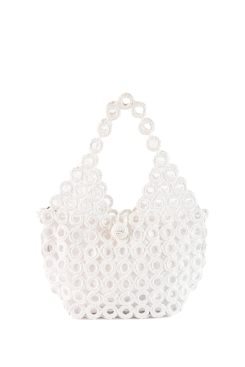 Crochet M, White