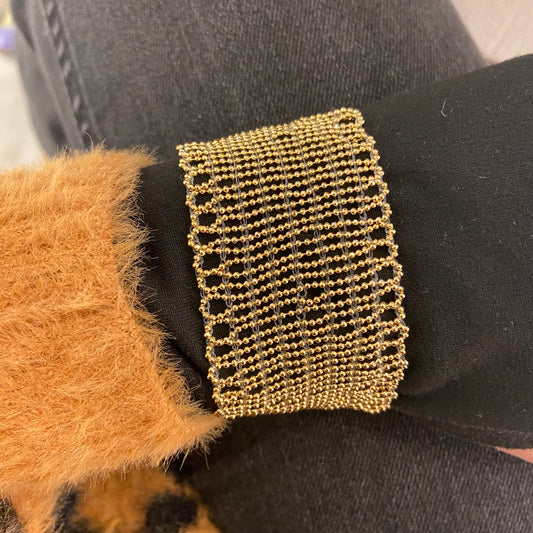 Bracciale Spesso Dorato