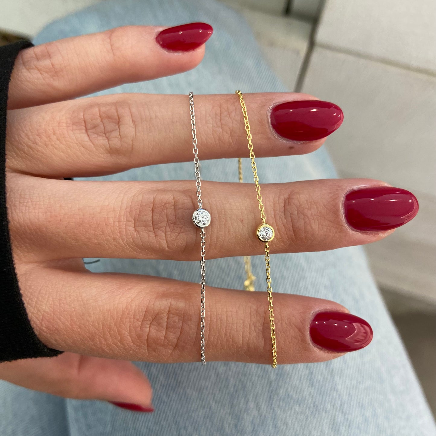 Bracciale punto luce silver