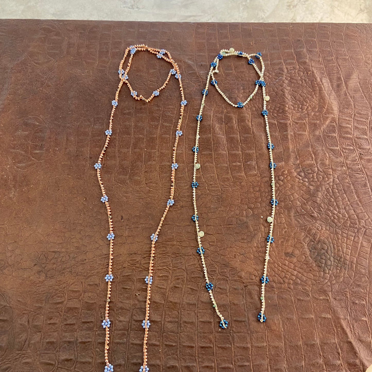 Collana Cravattino con Perline