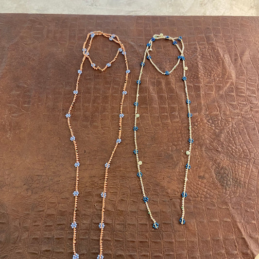 Collana Cravattino con Perline