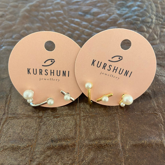 Set 3 orecchini Perle