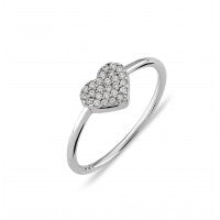 Cuore, Sterling Silver Ring